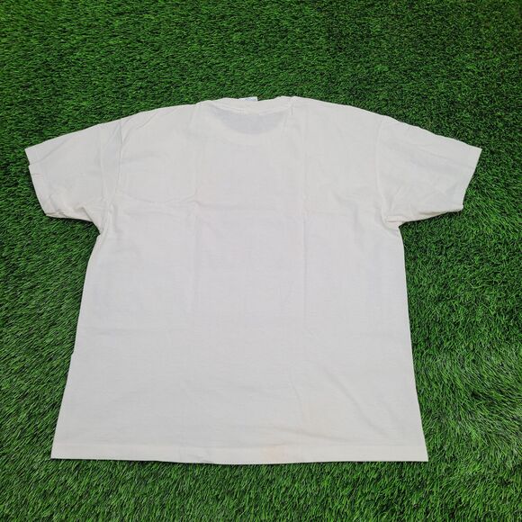 Vintage 90s Hanes Shirt XL 23x27 White Softball - Picture 2 of 15